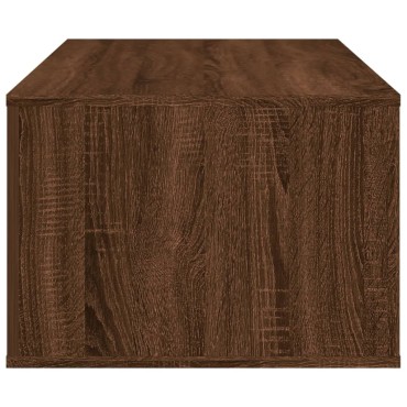 vidaXL Τραπεζάκι Σαλονιού Καφέ Δρυς 100x50,5x35cm Επεξεργασμ. Ξύλο 1 τεμ.