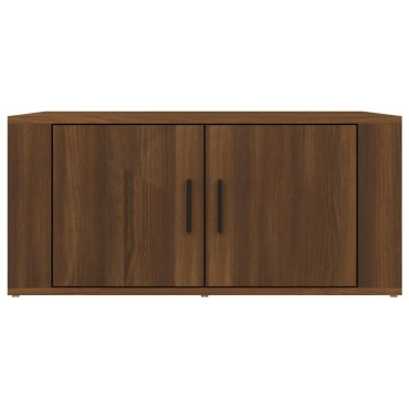 vidaXL Τραπεζάκι Σαλονιού Καφέ Δρυς 80x50x36cm Επεξεργασμ. Ξύλο 1 τεμ.