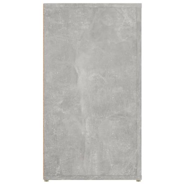 vidaXL Ντουλάπι Γκρι Σκυροδέματος 100x33x59,5cm Επεξεργασμένο Ξύλο 1 τεμ.