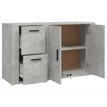 vidaXL Ντουλάπι Γκρι Σκυροδέματος 100x33x59,5cm Επεξεργασμένο Ξύλο 1 τεμ.