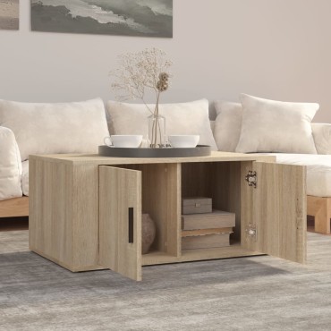 vidaXL Τραπεζάκι Σαλονιού Sonoma Δρυς 80x50x36cm Επεξεργασμένο Ξύλο 1 τεμ.