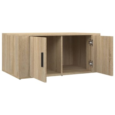 vidaXL Τραπεζάκι Σαλονιού Sonoma Δρυς 80x50x36cm Επεξεργασμένο Ξύλο 1 τεμ.