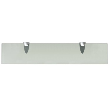 vidaXL Ράφια Τοίχου 2 τεμ. 8 χιλ. 50x10cm Γυάλινα