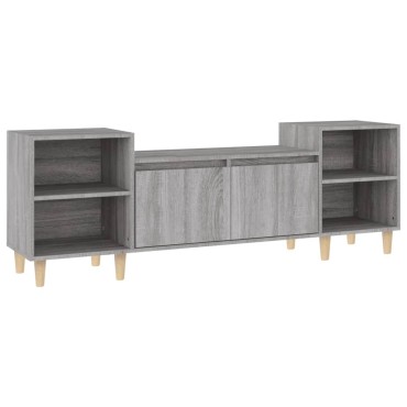 vidaXL Έπιπλο Τηλεόρασης Γκρι Sonoma 160x35x55cm από Επεξεργ. Ξύλο