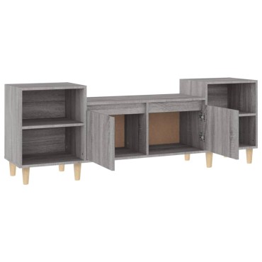 vidaXL Έπιπλο Τηλεόρασης Γκρι Sonoma 160x35x55cm από Επεξεργ. Ξύλο