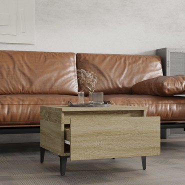 vidaXL Τραπεζάκια Σαλονιού 2 τεμ. Sonoma Δρυς 50x46x35cm Επεξ. Ξύλο