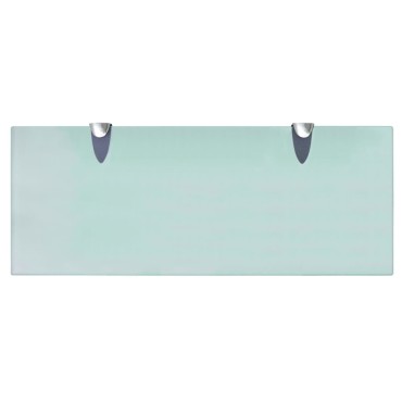 vidaXL Ράφια Τοίχου 2 τεμ. 8 χιλ. 50x20cm Γυάλινα