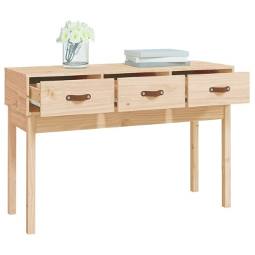 vidaXL Τραπέζι Κονσόλα 114x40x75cm από Μασίφ Ξύλο Πεύκου 1 τεμ.
