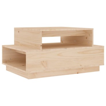 vidaXL Τραπεζάκι Σαλονιού 80x55x40,5cm από Μασίφ Ξύλο Πεύκου 1 τεμ.
