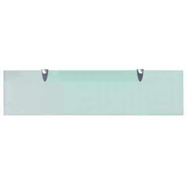 vidaXL Ράφια Τοίχου 2 τεμ. 8 χιλ. 80x20cm Γυάλινα