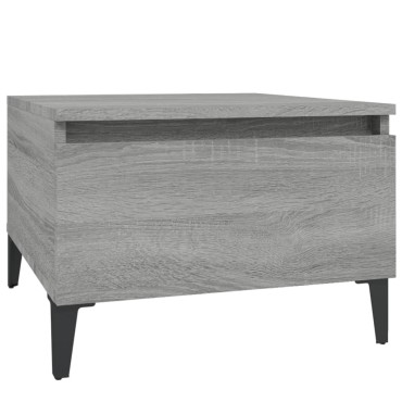 vidaXL Τραπεζάκια Σαλονιού 2 τεμ. Γκρι Sonoma 50x46x35cm Επεξ. Ξύλο