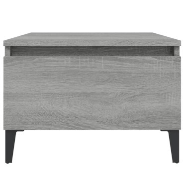 vidaXL Τραπεζάκια Σαλονιού 2 τεμ. Γκρι Sonoma 50x46x35cm Επεξ. Ξύλο