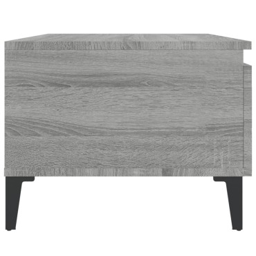 vidaXL Τραπεζάκια Σαλονιού 2 τεμ. Γκρι Sonoma 50x46x35cm Επεξ. Ξύλο