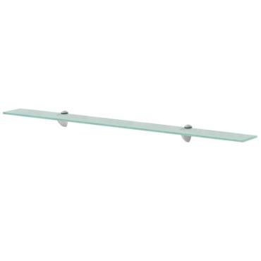 vidaXL Ράφια Τοίχου 2 τεμ. 8 χιλ. 100x20cm Γυάλινα
