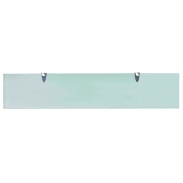 vidaXL Ράφια Τοίχου 2 τεμ. 8 χιλ. 100x20cm Γυάλινα