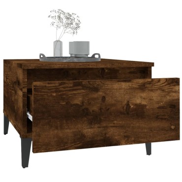 vidaXL Βοηθητικό Τραπέζι Καπνιστή Δρυς 50x46x35cm Επεξεργασμένο Ξύλο 1 τεμ.