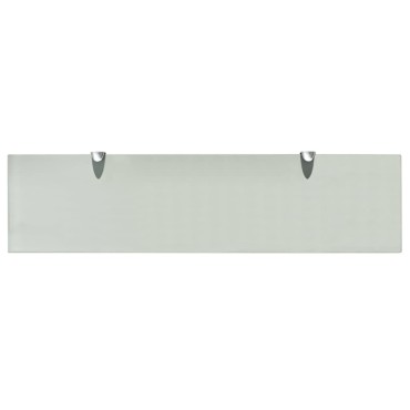 vidaXL Ράφια Τοίχου 2 τεμ. 8 χιλ. 80x20cm Γυάλινα