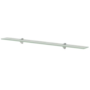 vidaXL Ράφια Τοίχου 2 τεμ. 8 χιλ. 100x20cm Γυάλινα