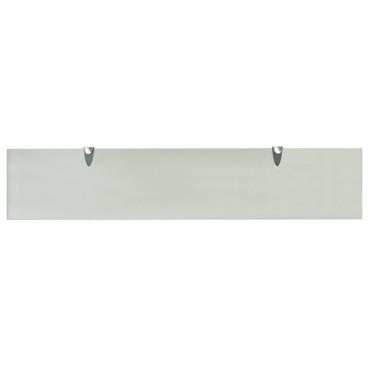 vidaXL Ράφια Τοίχου 2 τεμ. 8 χιλ. 100x20cm Γυάλινα