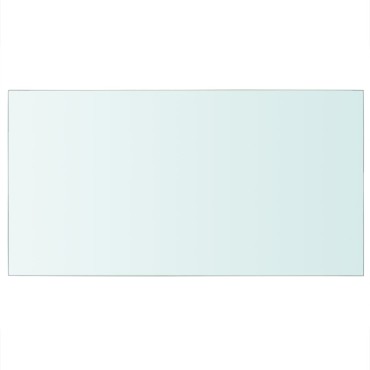vidaXL Ράφια Πάνελ 2 τεμ. Διάφανα 40x25cm Γυάλινα