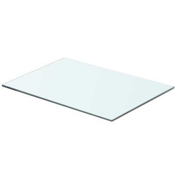 vidaXL Ράφια Πάνελ 2 τεμ. Διάφανα 50x30cm Γυάλινα