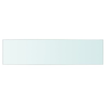 vidaXL Ράφια Πάνελ 2 τεμ. Διάφανα 60x15cm Γυάλινα