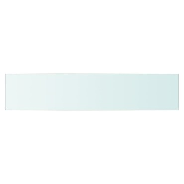 vidaXL Ράφια Πάνελ 2 τεμ. Διάφανα 70x15cm Γυάλινα