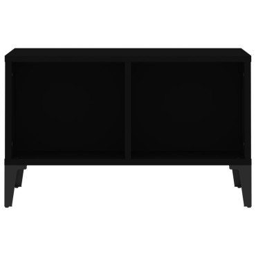 vidaXL Τραπεζάκι Σαλονιού Μαύρο 60x50x36,5cm από Επεξεργασμένο Ξύλο 1 τεμ.