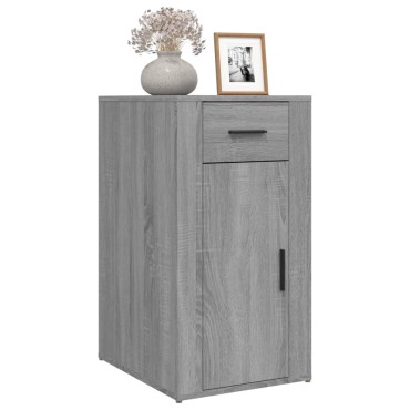 vidaXL Ντουλάπι Γραφείου Γκρι sonoma 40x49x75cm Επεξεργ. Ξύλο 1 τεμ.