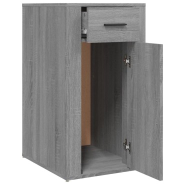 vidaXL Ντουλάπι Γραφείου Γκρι sonoma 40x49x75cm Επεξεργ. Ξύλο 1 τεμ.