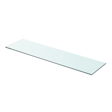 vidaXL Ράφια Πάνελ 2 τεμ. Διάφανα 80x20cm Γυάλινα