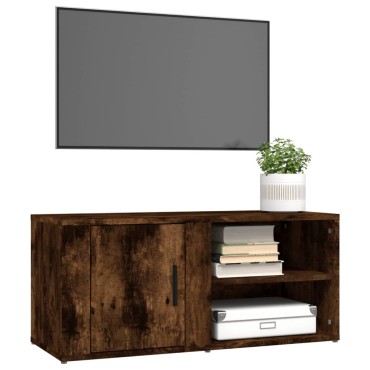 vidaXL Έπιπλα Τηλεόρασης 2 τεμ. Καπν. Δρυς 80x31,5x36cm Επ. Ξύλο