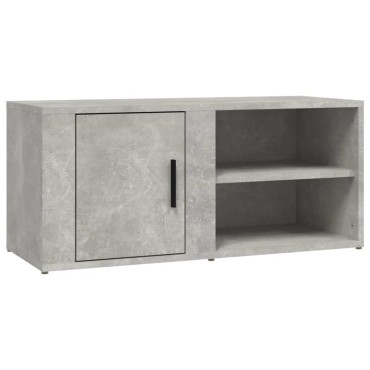 vidaXL Έπιπλα Τηλεόρασης 2 τεμ. Γκρι Σκυρ. 80x31,5x36cm Επεξεργ. Ξύλο