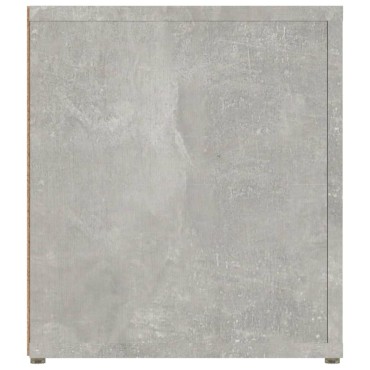 vidaXL Έπιπλα Τηλεόρασης 2 τεμ. Γκρι Σκυρ. 80x31,5x36cm Επεξεργ. Ξύλο