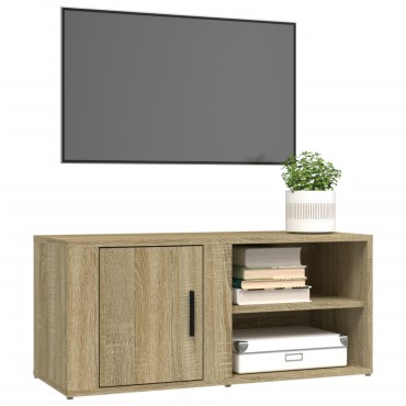 vidaXL Έπιπλα Τηλεόρασης 2 τεμ. Sonoma Δρυς 80x31,5x36cm Επεξ. Ξύλο