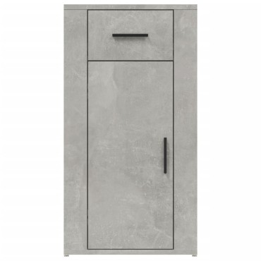 vidaXL Ντουλάπι Γραφείου Γκρι Σκυροδ. 40x49x75cm Επεξεργασμένο Ξύλο 1 τεμ.