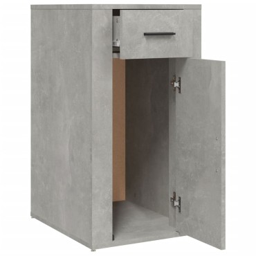 vidaXL Ντουλάπι Γραφείου Γκρι Σκυροδ. 40x49x75cm Επεξεργασμένο Ξύλο 1 τεμ.