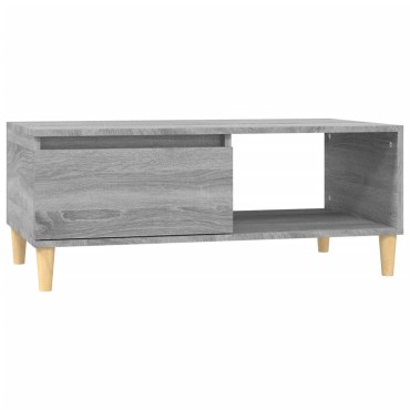 vidaXL Τραπεζάκι Σαλονιού Γκρι Sonoma 90x50x36,5cm Επεξεργασμένο Ξύλο 1 τεμ.