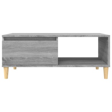 vidaXL Τραπεζάκι Σαλονιού Γκρι Sonoma 90x50x36,5cm Επεξεργασμένο Ξύλο 1 τεμ.