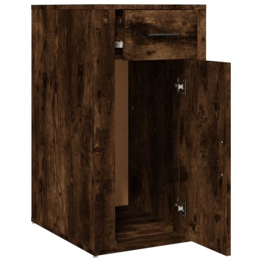 vidaXL Ντουλάπι Γραφείου Καπνιστή Δρυς 40x49x75cm Επεξεργ. Ξύλο 1 τεμ.