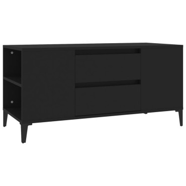 vidaXL Έπιπλο Τηλεόρασης Μαύρο 102x44,5x50cm Επεξεργασμένο Ξύλο