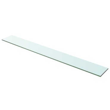 vidaXL Ράφια Πάνελ 2 τεμ. Διάφανα 100x12cm Γυάλινα