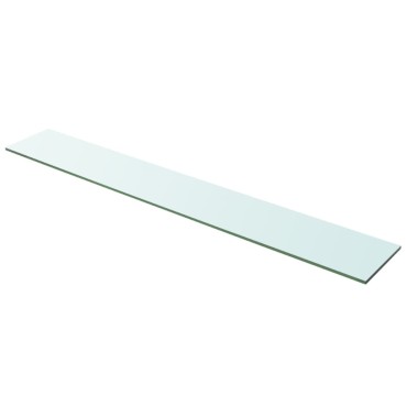 vidaXL Ράφια Πάνελ 2 τεμ. Διάφανα 100x15cm Γυάλινα