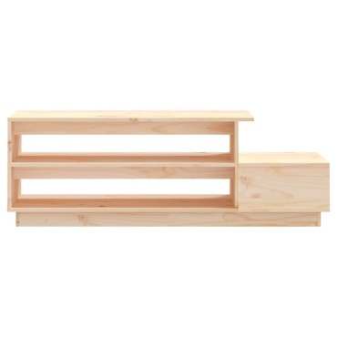 vidaXL Τραπεζάκι Σαλονιού 120x50x40,5cm από Μασίφ Ξύλο Πεύκου 1 τεμ.