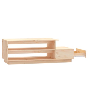vidaXL Τραπεζάκι Σαλονιού 120x50x40,5cm από Μασίφ Ξύλο Πεύκου 1 τεμ.