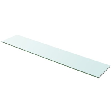vidaXL Ράφια Πάνελ 2 τεμ. Διάφανα 100x20cm Γυάλινα