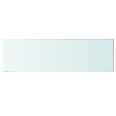 vidaXL Ράφια Πάνελ 2 τεμ. Διάφανα 100x30cm Γυάλινα