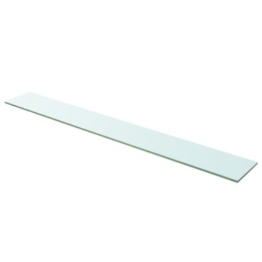 vidaXL Ράφια Πάνελ 2 τεμ. Διάφανα 110x15cm Γυάλινα