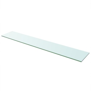 vidaXL Ράφια Πάνελ 2 τεμ. Διάφανα 110x20cm Γυάλινα