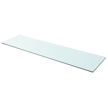 vidaXL Ράφια Πάνελ 2 τεμ. Διάφανα 110x30cm Γυάλινα